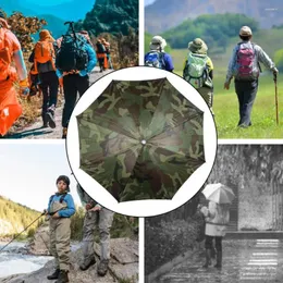 Berets Sonnenschutz Regenschirm Hut Faltbar Outdoor Für Frauen Männer 8 Rippen Angeln Kopfbedeckung Kappe Camping Strand Kopf