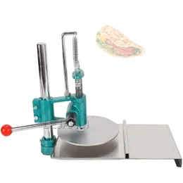Máquina de prensa manual para massa de pizza doméstica, máquina de tortilla, chapati, presser, equipamento de achatamento de massa, 20cm