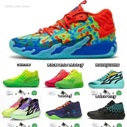 Sports Ball Lamelo Men Basketball Shoes Rick and Morty Rock Ridge Red Queen Not Lo Ufo Buzz City Black Blast Mens Train 2024