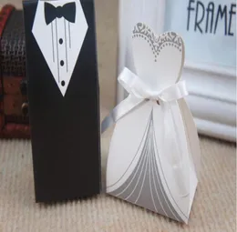 2018 tanie pudełka na wesele pudełka pary młodej papierze 100 sztuk partie specjalne przyjęcie weselne upodobania na gust weselny 42746039280132