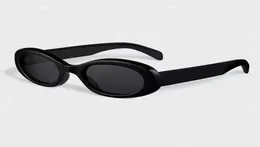 Lunettes de soleil modo 4S194 óculos de sol design quadro ovale minimalista pur miroir noir estilo viagem ete proteção UV400 qualite 8887706