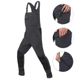 Sweatshirts High Stretch Oxford Overalls Men Workwear for Welding Multi Pockets Overalls Jumpsuit Men for Work Workshop Repairman Uniform