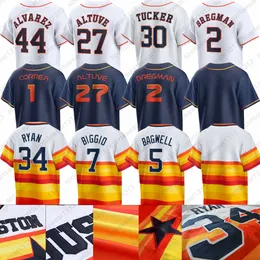 2023 Jersey Baseball 27 Jose Altuve 2 Alex Bregman Jeremy Kyle Houston Man Tucker Yordan Alvarez Michael Brantley David Hensley Hunter Brown Craig Biggio Mens