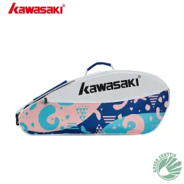 Borse 2023 Nuova borsa da badminton Kawasaki KBB8336 KBB8335 SOLO SCOLA 3 SUCCHI