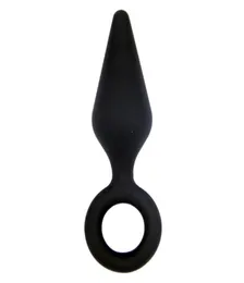 RomeoNight Beginner039s Gourd Style Anal Sex Toys Waterproof Silicone Butt Plug w Handle Ring Unisex Adult Erotic Sex Products 3255435