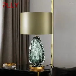 Table Lamps PLLY Nordic Modern Glaze Lamp Fashionable Art Iiving Room Bedroom El LED Personality Originality Desk Light