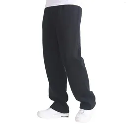 Męskie spodnie 2024 Wiosna jesienna jogger swobodna luźna młodzież prosta ciepłe trendy męskie spodnie bawełniane pantalne