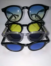 Todo o design de moda S M L Frame Lotes de lentes coloridas Óculos de sol Lemtosh Johnny Depp Óculos Arrow Rivet 1915 com Ca7658189