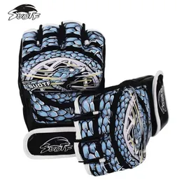 Schutzausrüstung SUOTF Blau Schwarz Viper Fight MMA Boxsport Lederhandschuhe Tiger Muay Thai Boxerhandschuhe Sanda Boxpolster MMA Handschuhfach MMA yq240318