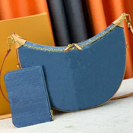 Borsa di design Bene in denim Vintage Crossbody Borse Calza Borse per sacchetti di lusso Baglie da donna Classica Old Flower Lettere Flower Puldamera PUNSA PURO 45985 45985