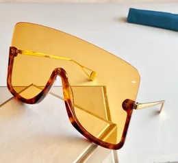 Novos óculos de sol de designer de moda 0540 lente conectada tamanho grande meia armação com pequena estrela avantgarde popular óculos de qualidade superior 0543504533