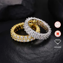1pc extliad 1ct Round Round Ring Moissanite Rings ، sterling Sier Engagy Rings