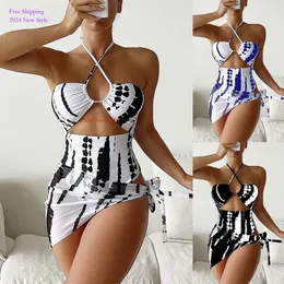 Bikini Sexy Swimwear Woman Girl Swim Suit Wire Free Swimsuit tie-dyed Cover Up Two Piece Set Cup Styles Designer Cotton Comfort Wholesale