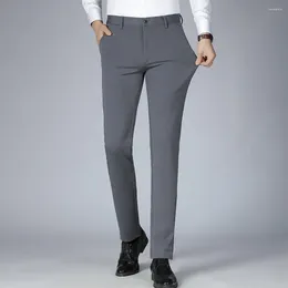 Men's Suits Men Business Pants Buttocks Lifting Slim Fit High Waist Suit For Formal Wear In Winter Autumn