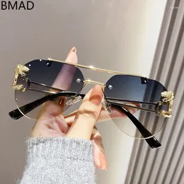 النظارات الشمسية الفاخرة عتيقة Oculos Designer Gafas de Sol Hombre Trending نظارات Lunette Drop Drop Vasos