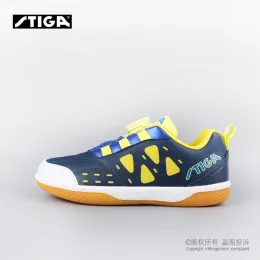 Обувь оригинальная Stiga Children Table Tennis Shoes Новое прибытие для детей мальчика для девочек Ping Pong Sport Sneakers CS63