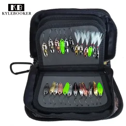 Väskor Multipurpose paljetter Lure Bag Alicate Pesca Spoon Spinner Bait Fishing Bags Sac de Peche Hook Accessory Storage Påsar