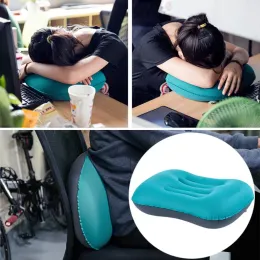 Mat NatureHike Portable Inflatable Pillow Travel Ultralight Air Pillow Neck Camping Sleeping Gear Fast Använd TPU NH17T013Z