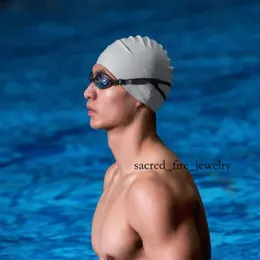 Плавательные шапки 3D Elastic Professional Siliceger Swim Plaming Cap