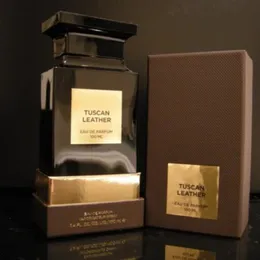 Lyxig designer Tuscan läder parfym eau de parfum långvarig 100 ml köln spray 3.4 oz doft män kvinnor neutrala parfymer original