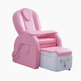 Comodo arredamento per salone di bellezza per massaggi Poltrona per massaggio pedicure per pedicure rosa di lusso relax