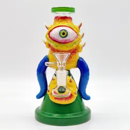 2024 Heady Bong in vetro 20CM 8 pollici 3D Ananas Mostro Varietà Tipo Narghilè Tubo dell'acqua Bong Bong in vetro Ciotola da 14 mm Magazzino locale