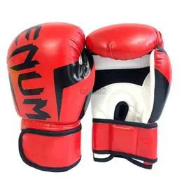 Equipamento de proteção Luvas de boxe MuayThai Punch Bag Treinamento Mitts Sparring Kickboxing Fighting yq240318