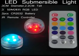 2021 Fenerler Işık 10 Pcslot Süper Parlak 3cm Mini Varoz Çiçek Açık Aydınlatma 3led Submersible Düğün Kule Çay Rem6362484