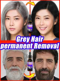 Products Gray Hair Treatment Serum White to Black Natural Color Repair Nourishing Products AntiHair Loss Care Men Women