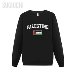 Herrtröjor tröjor huvtröjor retro palestina flagga vintage palestinsk flagg palestinsk hoodie tröjor o-hals bomull unisex 24318