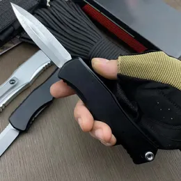New H6001 High End AUTO Tactical Knife D2 Stone Wash Blade CNC Aviation Aluminum Handle Outdoor Camping Hiking EDC Pocket Knives with Retail Box