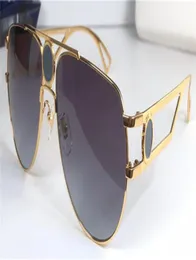 New fashion design sunglasses 2225 pilot frame metal hollow temple top quality outdoor glasses antiultraviolet lens6551485