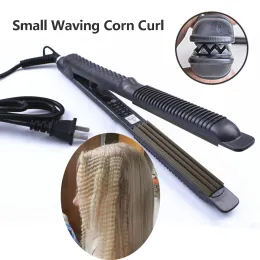 Irons Corn Curling Iron Hair Curly Tongs Korrugerad järnkorrugering Fluffiga små vågor Curler Professionell hårvolym Styling Tool