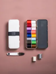 Kontrol Xiaomi YouPin Çok Fonksiyonlu Dikiş Kiti Kutusu Taşınabilir Highend Elbise El Dikiş İğne Giysileri Dikiş Kiti 4 Renk
