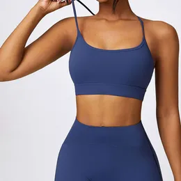 Lu Align Align Lu Lemon Women Crop Bra Women's Underwear Push Up Shockproof Gym Workout Top Fiess Yoga Sports Brasの2024