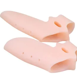 2 stücke Silikon Gel Daumen Corrector Bunion Kleine Zehe Schutz Separator Hallux Valgus Finger Haarglätter Fuß Pflege Relief Pads