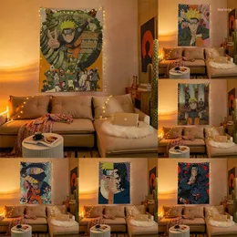 Tapeçarias Tapeçaria Decoração de quarto Anime Sala de estar Estilo japonês Pendurado na parede Pano de fundo