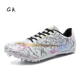 Shoes Men Women Track Spike Distance Running Sprint Shoes Track and Field Breathable Professional Athletic Racing Sneakers