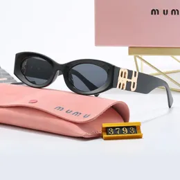 サングラスデザイナーサングラス女性用の豪華なサングラスレターUV400デザインSOIREE ADUMBRAL TRAVEL FASHION STRAND SUNGLASSESギフトボックス6色