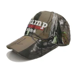 2024 American Presidential President Trump Camouflage Baseball Cap trump Hat Embroidery Print Baseball Cap US election campaign caps 2024318