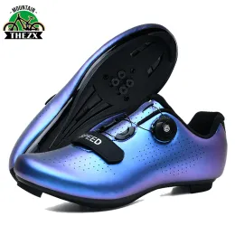 Stiefel MTB Radsportschuhe Männliche Sneaker Flat Bicycle Cleat Schuhe SPD Pedal Racing Mountain Bike Frauen