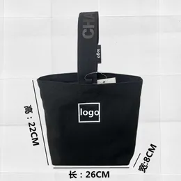24SS Designer Channel Bag neue Xiaoxiangfeng Bento-Tasche für Damen-Toilettenartikel, Segeltuchtasche, Netzstoff, rote Aufbewahrungstasche, Handtasche