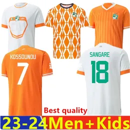 23 24 25 25 Kości Kości Kości Kości Krzestrzewicznej Koszulki piłkarskie Kości słoniowej Drogba Kessie Zaha Cornet Men Homme Maillot de Foot Football Man Mundury
