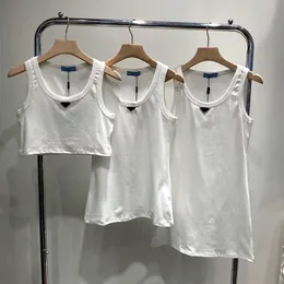 Pdara lüks tasarımcı kadın örgü tees tanklar tişört yaz moda markaları seksi göbek camis işlemeli baskılı yivli pamuk tank üst gömlek elbise