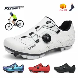 Shoes Men's Cycling Shoes Mountain Bike Shoes Cyclocross Speed Flat Sneakers Racing Women's Bike Mountain Spd Bike SelfLocking