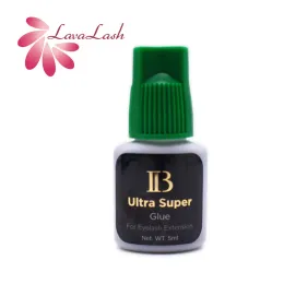 Ciglia 1bottles ib ultra super colla per estensioni per ciglia 5 ml originale individuale coreano singolo asciugatura rapida ciglia forti colla a lungo durata