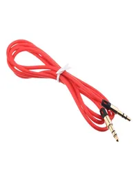 Mode 1M Hilfs Audio Kabel 35MM Zu 35MM Stecker Auf Stecker Runde Audio Kabel AUX Auto Linie zu Aufnahme Linie Vergoldete Kopf5948133