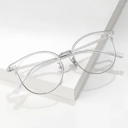 نظارات شمسية إطارات GMEI الأزياء البصرية سبيكة TR90 نساء جولة النظارات الإطار الكامل حافة النظارات الكلاسيكية النظارات 82003