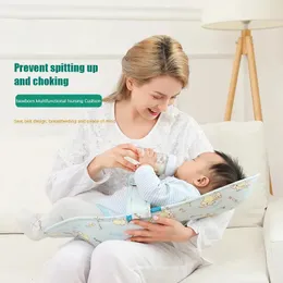 Upgrade Baby Breastfeeding Pillows Anti-spit Milk Nursing Pillow born Feeding Bed Hug Artifact Infant Waist Cushion 240226