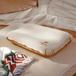 MAT CHANODUG utomhus camping bärbar auto Uppblåsbar kudde 3D Bekvämt huvudstöd Hög elasticitet Rebound Cotton Cheese Pillow